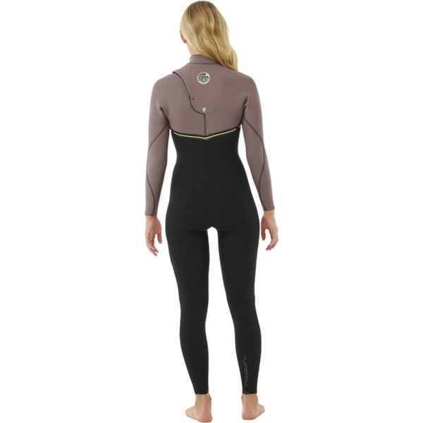 2025 Rip Curl Womens E-Bomb 3/2mm Zip Free Wetsuit 14MWFS - Eggplant